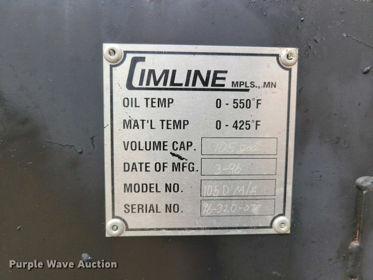 image for item EA2433 1996 Cimline 105D M/A melter applicator