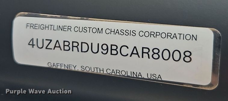 image for item EB7998 2011 Thomas Built Bus 65 school bus