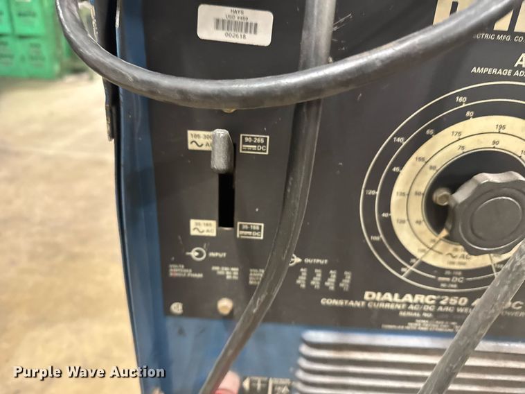 image for item EG6368 (2) Miller Dialarc 250 welders