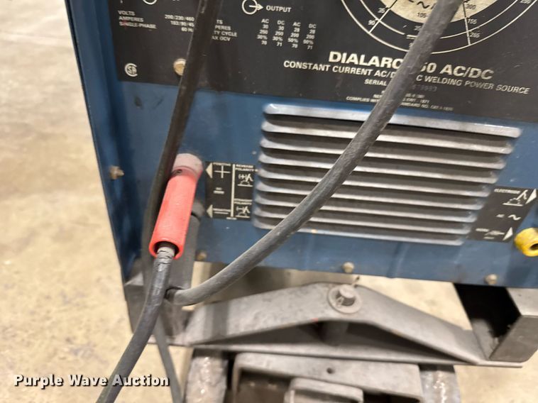 image for item EG6368 (2) Miller Dialarc 250 welders