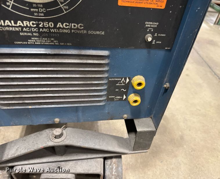 image for item EG6368 (2) Miller Dialarc 250 welders