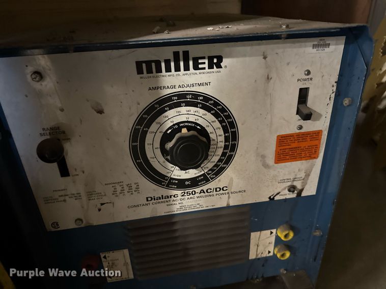 image for item EG6368 (2) Miller Dialarc 250 welders