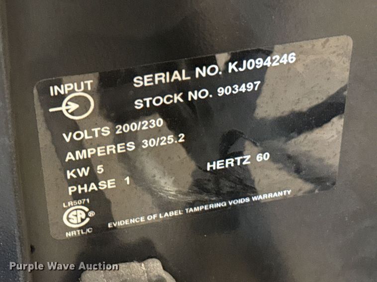 image for item EG6369 Miller Millermatic 185 welder/generator