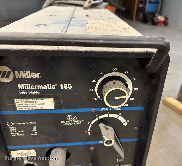 image for item EG6369 Miller Millermatic 185 welder/generator
