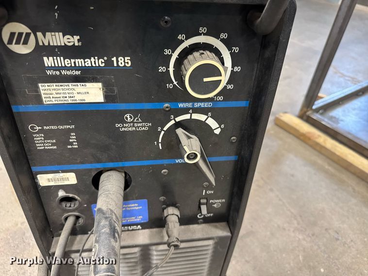 image for item EG6369 Miller Millermatic 185 welder/generator