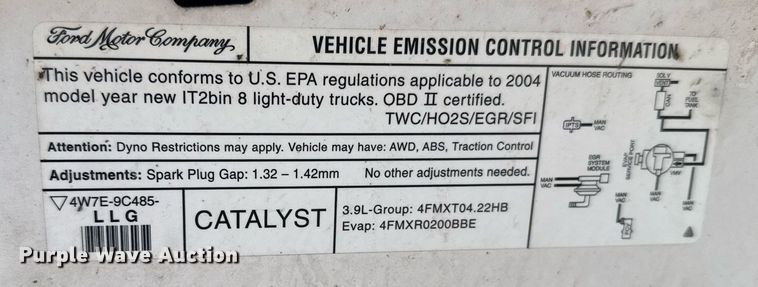 image for item EG6392 2004 Ford Freestar S van