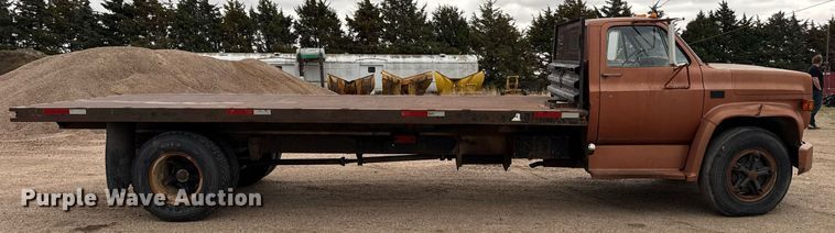 image for item EG6401 1980 GMC 7000 dump flatbed truck
