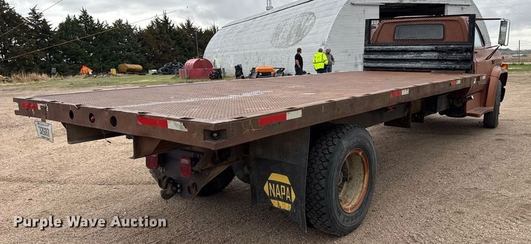 image for item EG6401 1980 GMC 7000 dump flatbed truck