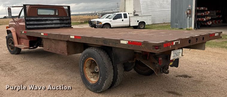 image for item EG6401 1980 GMC 7000 dump flatbed truck