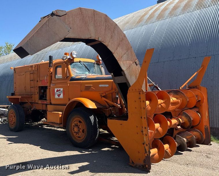 image for item EG6419 1961 Oshkosh W-616-R snow blower truck