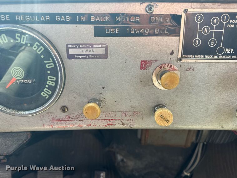 image for item EG6419 1961 Oshkosh W-616-R snow blower truck