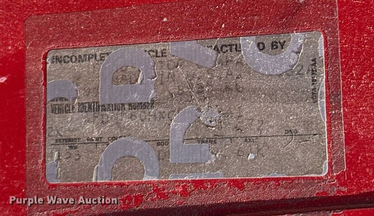 image for item EG6420 1982 Ford F600 rescue vehicle