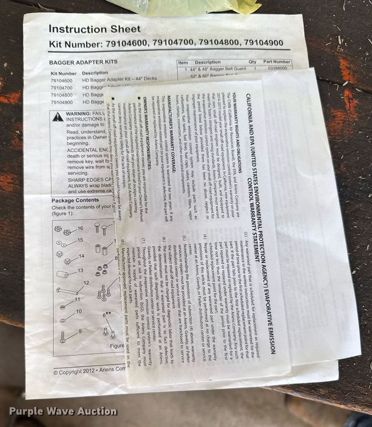 image for item EG6431 Gravely ZT 48 HD ZTR lawn mower