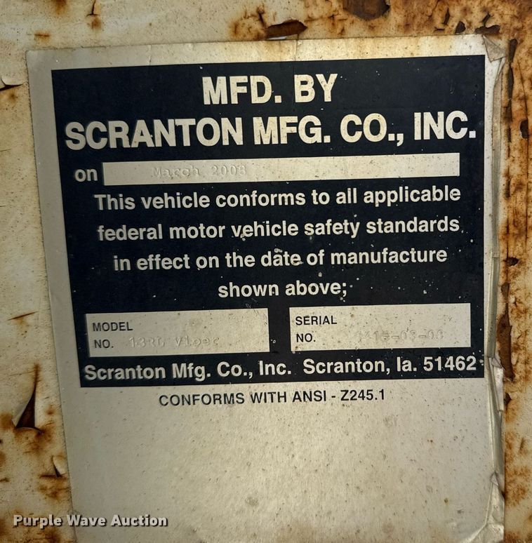 image for item EG8348 2009 Freightliner Business Class M2 refuse truck