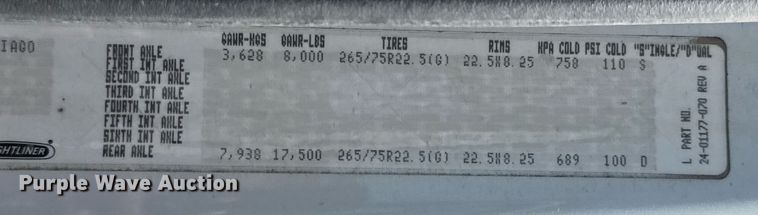 image for item EG8348 2009 Freightliner Business Class M2 refuse truck