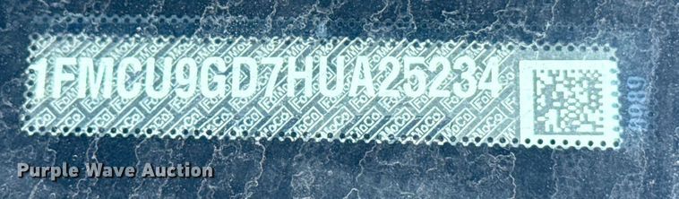 image for item EG8354 2017 Ford Escape SUV