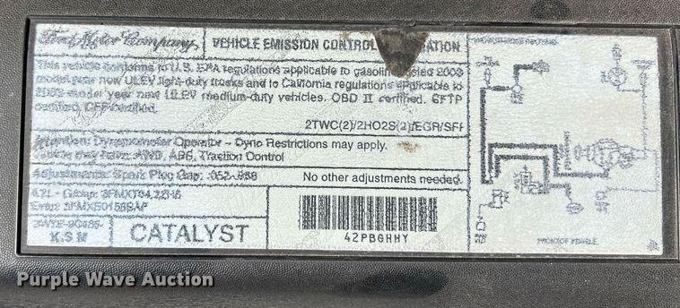 image for item EG8360 2003 Ford F150 SuperCab pickup truck