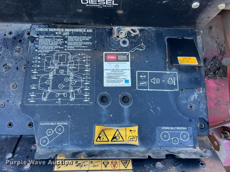 image for item EG8363 2014 Toro 74274 ZTR lawn mower