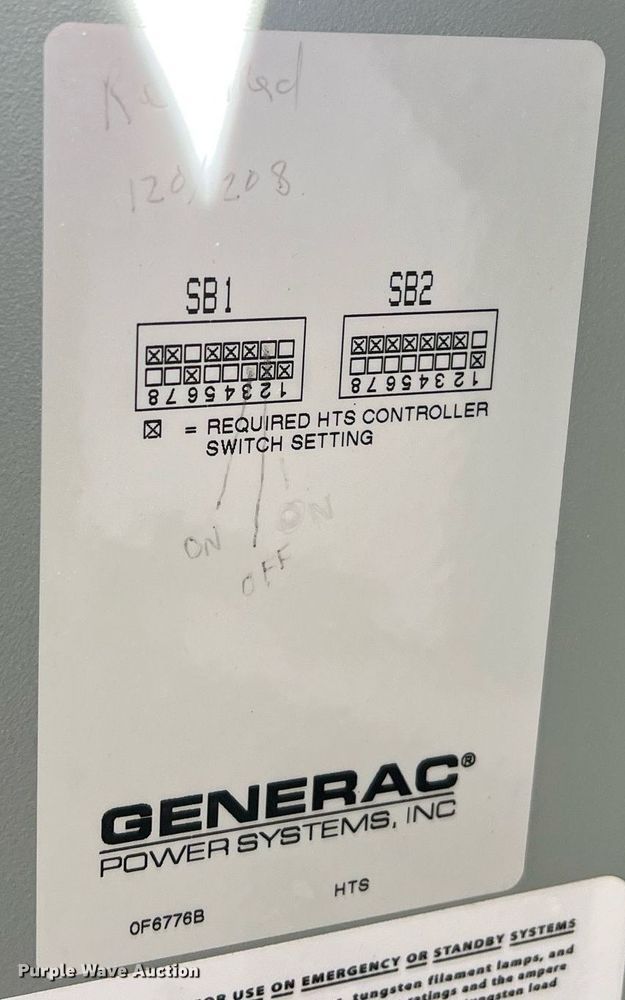 image for item EG8365 2006 Generac QT04554JNSNA generator