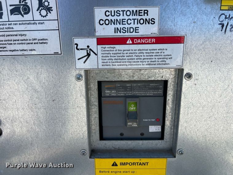 image for item EG8365 2006 Generac QT04554JNSNA generator