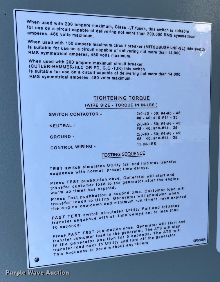 image for item EG8369 2008 Generac 9922440100 generator