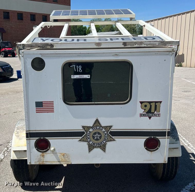 image for item EG8374 1996 Kustom Signals radar trailer