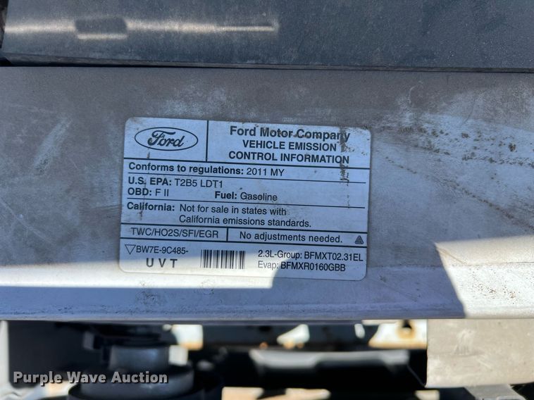 image for item EG8388 2011 Ford Ranger SuperCab pickup truck