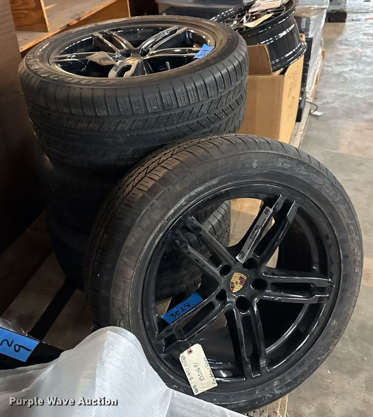 image for item EG8405 (4) Goodyear Eagle 235/55R19 tires and wheels