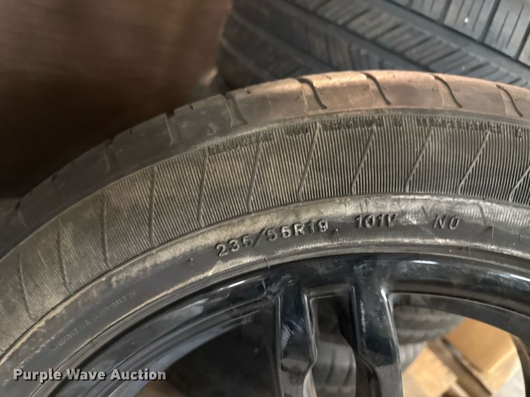 image for item EG8405 (4) Goodyear Eagle 235/55R19 tires and wheels