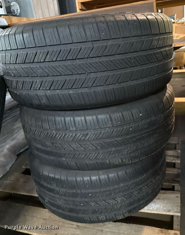 image for item EG8405 (4) Goodyear Eagle 235/55R19 tires and wheels