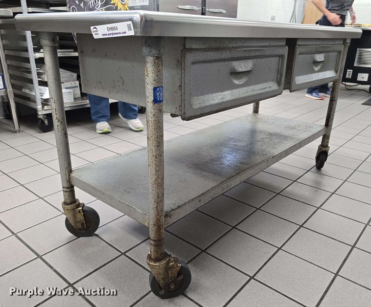 image for item EH8904 (2) stainless steel tables