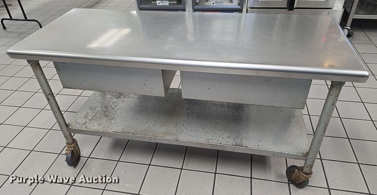 image for item EH8904 (2) stainless steel tables