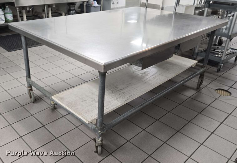 image for item EH8904 (2) stainless steel tables