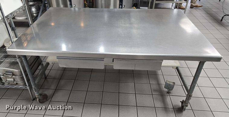 image for item EH8904 (2) stainless steel tables