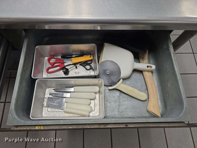 image for item EH8904 (2) stainless steel tables