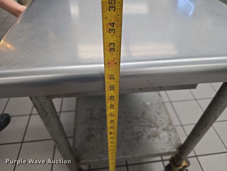 image for item EH8904 (2) stainless steel tables