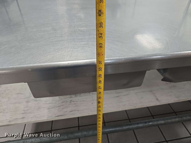 image for item EH8904 (2) stainless steel tables