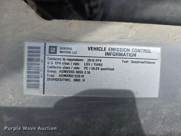 image for item EH8905 2010 Chevrolet Impala LT 