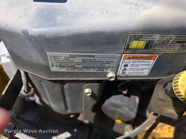 image for item EH8913 2011 Hustler FasTrak Super Duty ZTR lawn mower