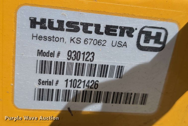image for item EH8913 2011 Hustler FasTrak Super Duty ZTR lawn mower