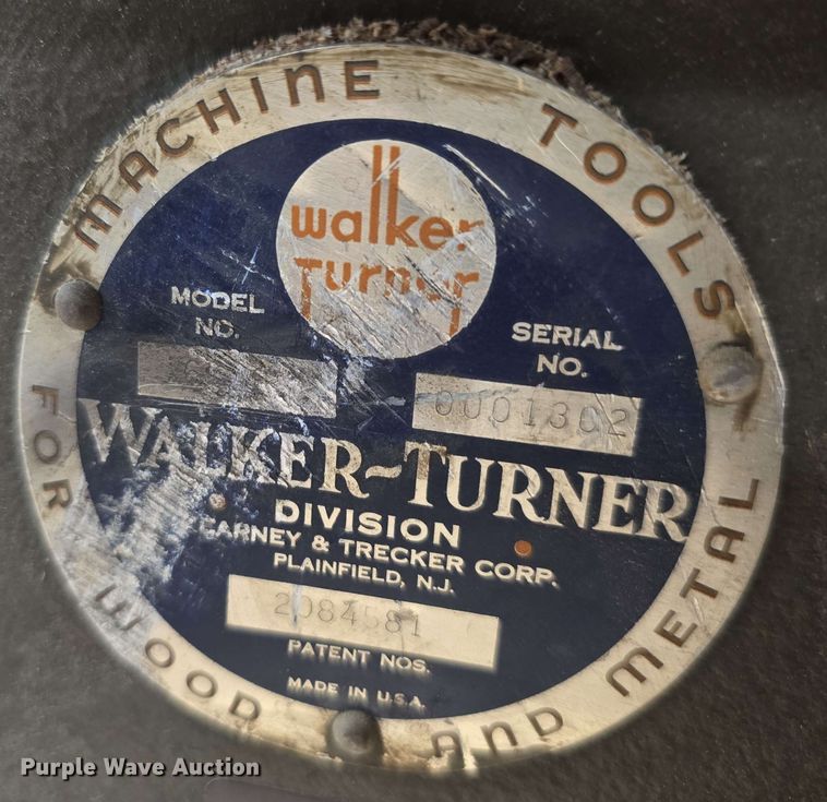 image for item EH8914 Walker-Turner jointer