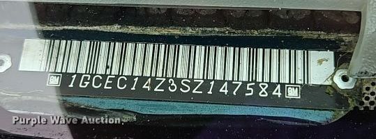 image for item EI8990 1995 Chevrolet C1500 pickup truck