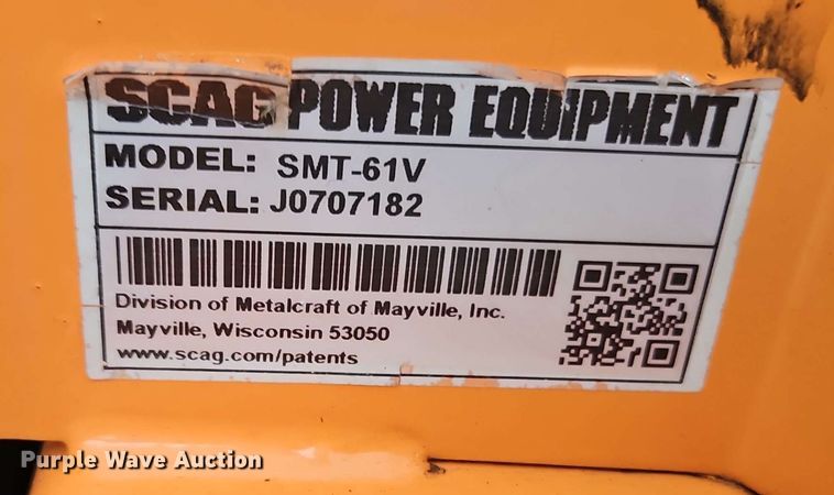 image for item EJ0014 Scagg Turf Tiger ZTR lawn mower