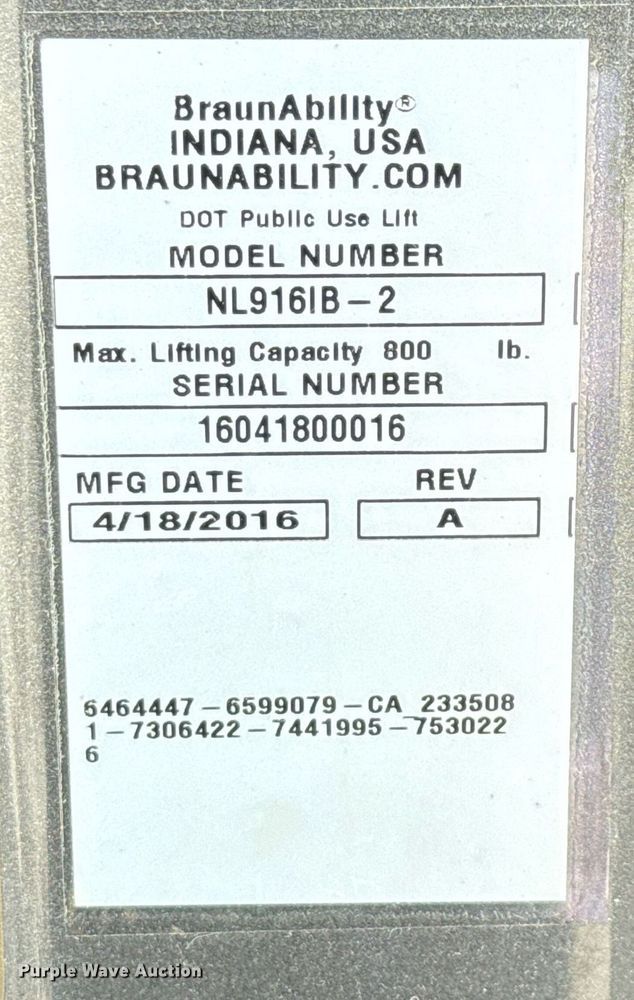 image for item EJ3653 2016 Freightliner MT55 bookmobile truck