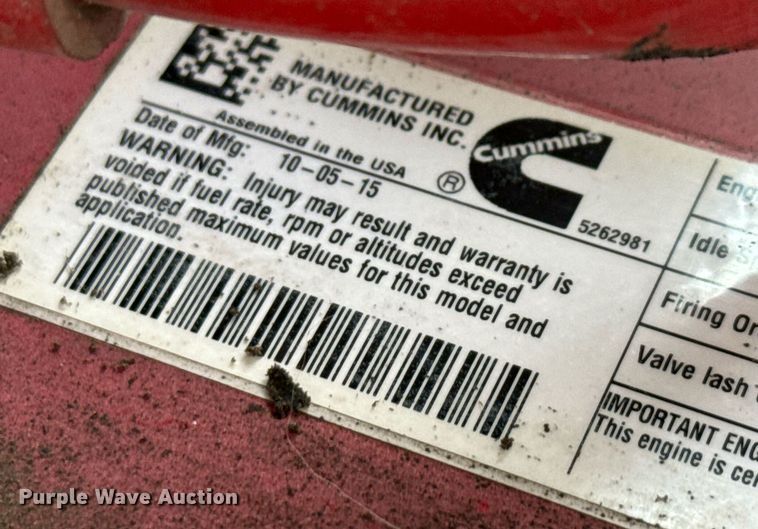 image for item EJ3653 2016 Freightliner MT55 bookmobile truck