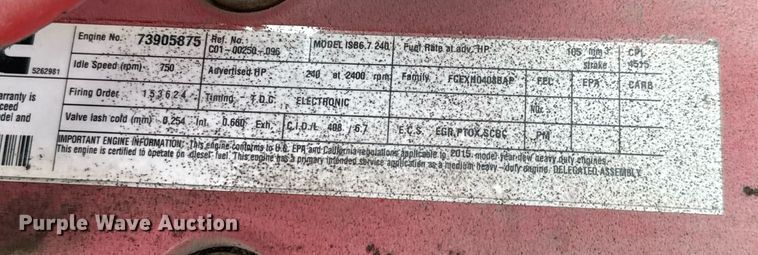 image for item EJ3653 2016 Freightliner MT55 bookmobile truck