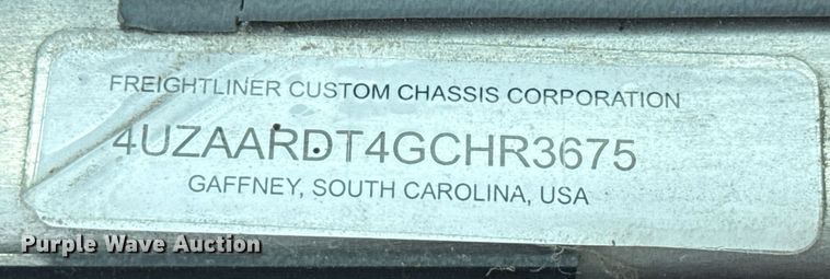 image for item EJ3653 2016 Freightliner MT55 bookmobile truck