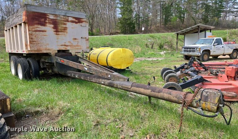 image for item EJ7446 End dump pup trailer