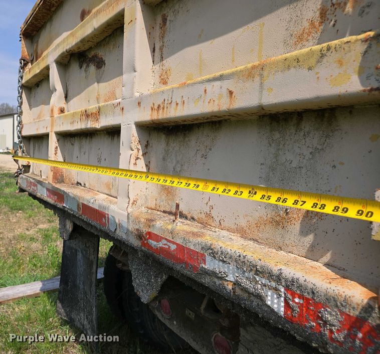 image for item EJ7446 End dump pup trailer