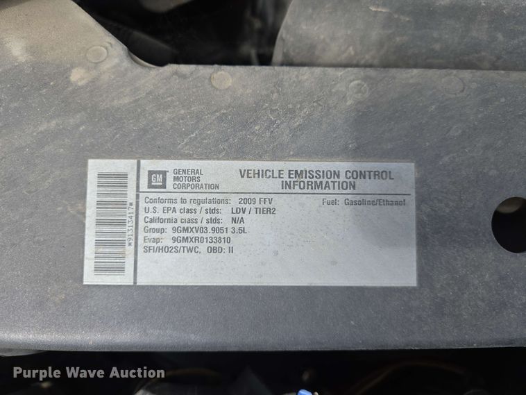 image for item EJ7522 2009 Chevrolet Impala 